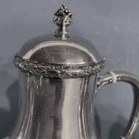 Coffee and Tea Set Silver, 1890-1910, Antique
