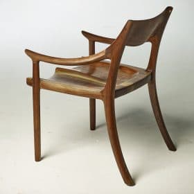 Low Back Chair, Sam Maloof Replica, Hand Made