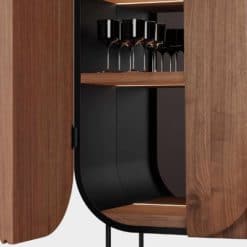 Designer Bar Cabinet- Bloom- inside vierw- Styylish