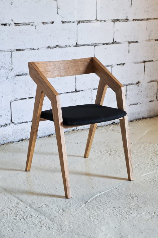 Custom Made Chair "Ammolite"- oak face view- Styylish
