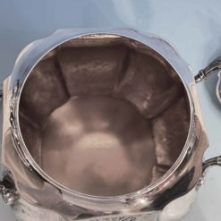 Silver coffee and tea set- interior of the sugar bowl- Styylish