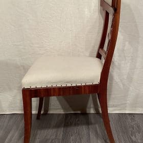 Mahogany Biedermeier Chairs, a Set of 4, 1820-30