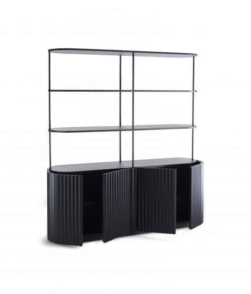 Modern Design Bookcase- Eternel- doors open- Styylish