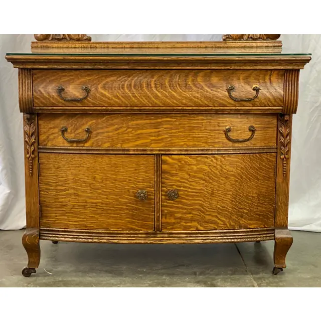 Tiger Oak Furniture Antique, Tiger Wood Dresser Antique