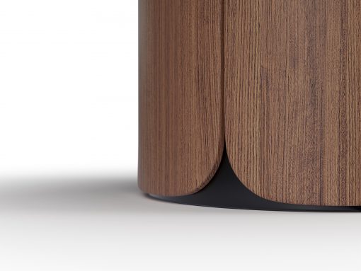 Modern Walnut Dining Table- bottom detail- Bloom- Styylish