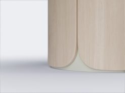 Light Colored Dining Table- Bloom-leg detail- Styylish