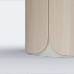 Light Colored Dining Table- Bloom-leg detail- Styylish