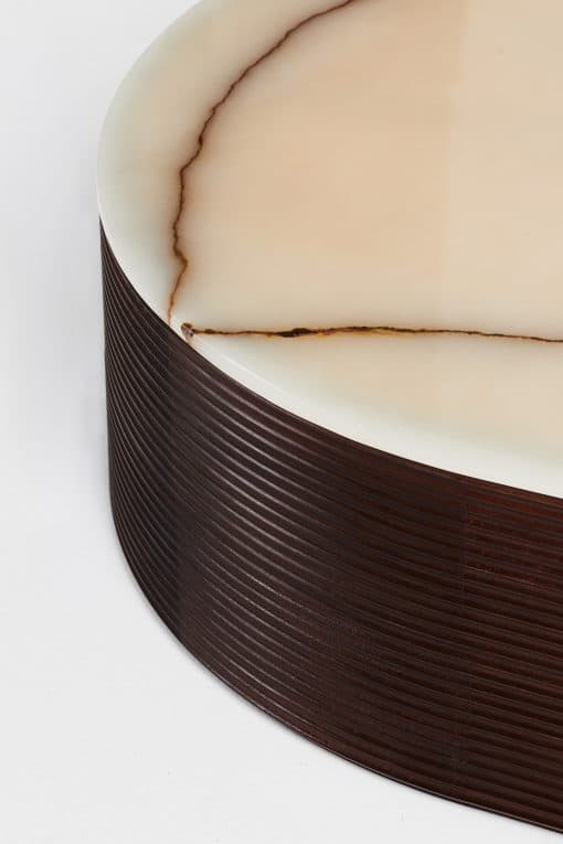 Large Coffee table wood detail- Waves- Styylish