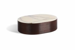Large Coffee table- Waves, side view on a white background- Styylish