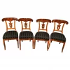 Set of four Biedermeier chairs- styylish