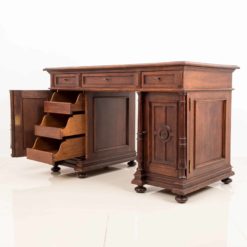 Eclectic Desk- left side drawers opened- Styylish