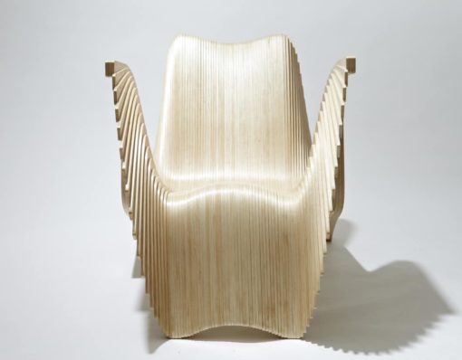 Walnut Monroe Chair-front view- Styylish