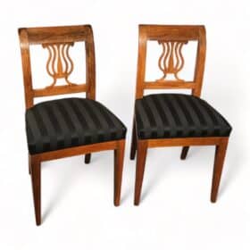 Original Pair of Biedermeier Chairs, 1820