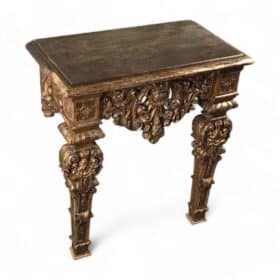 Giltwood Console Table, Southern Germany 1750