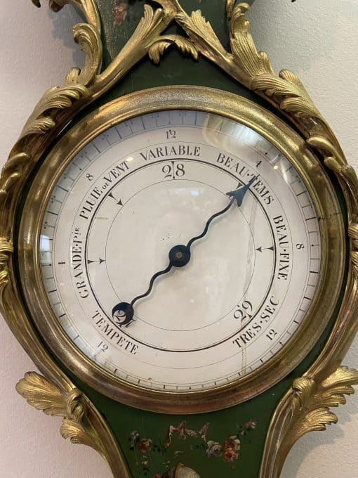 Louis XV Style Barometer- detail of front- Styylish