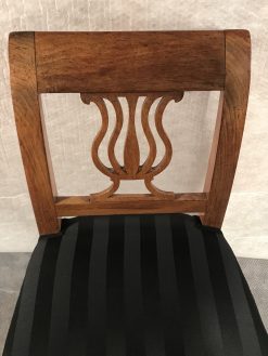 Original Pair of Biedermeier Chairs- detail of backrest- Styylish