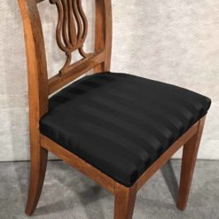 Original Pair of Biedermeier Chairs- three-quarter view- Styylish