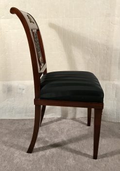 Pair of Antique Chairs- Neoclassical Period- side view- Styylish