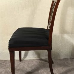 Pair of Antique Chairs- Neoclassical Period- side view left- Styylish