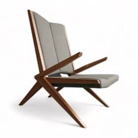 Modern Custom Made Lounge Chair, European Design, Hand Made
