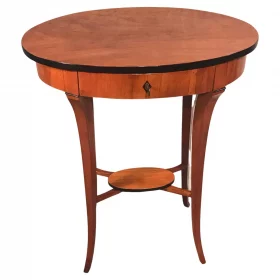Biedermeier Side Table, 1820, Cherry