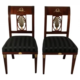Pair of Antique Chairs, Neoclassical Period 1810-20