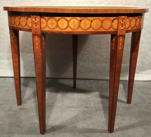 Neoclassical Demi Lune Table- front view- styylish
