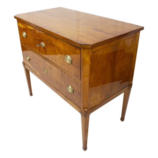 Cherry pointed-foot chest of drawers- styylish