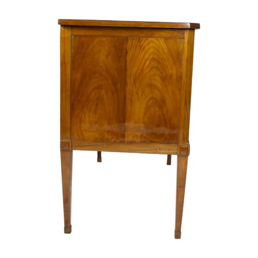 Cherry pointed-foot chest of drawers- side view- styylish