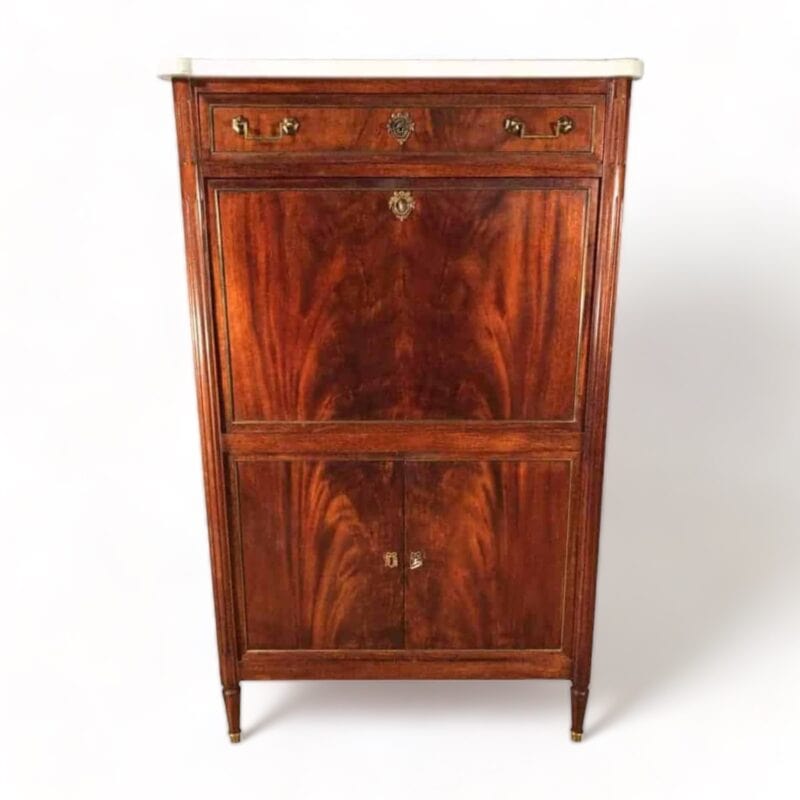 Falltop Desk Louis XVI style mahogany France 19th century - styylish
