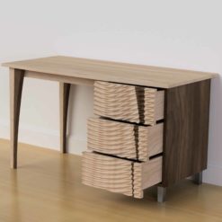 Design Desk by Michael Mittelman- with open drawers- Styylish