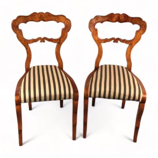 Pair of Biedermeier Chairs- 19th century- styylish
