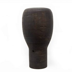 Wooden Rust Vase 