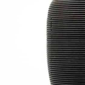 Wooden Black Vase 