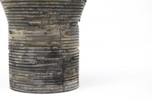Wooden Designer Vase- detail view of the bottom- Styylish