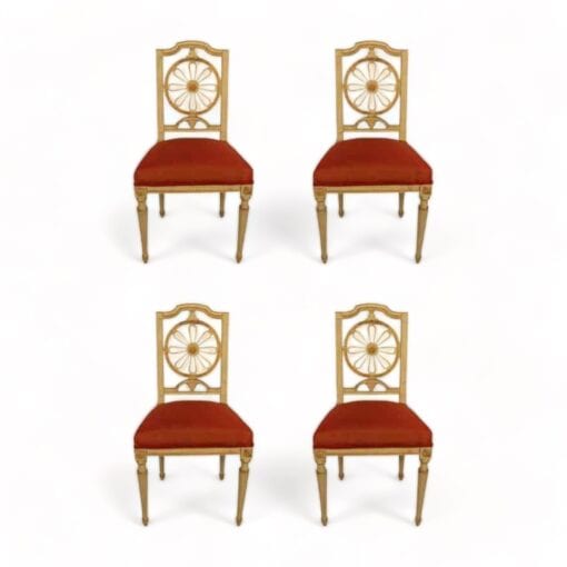 Four Gustavian Chairs- 19th century- styylish