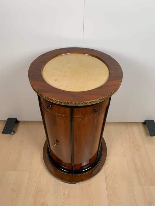 Biedermeier Drum Cabinet- full view from above- Styylish