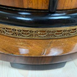 Biedermeier Drum Cabinet- detail of the brass decor- Styylish