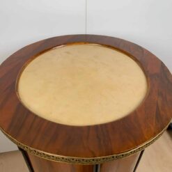 Biedermeier Drum Cabinet- view from above with stone top- Styylish