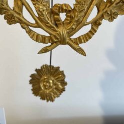 Louis XVI Mantel Clock- detail with the sunburst pendulum- Styylish