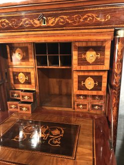 Neoclassical Secretary Desk- inside view- Styylish