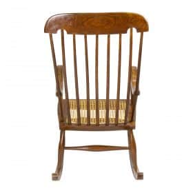 Beechwood Rocking Chair, 19th-20th century, Vintage