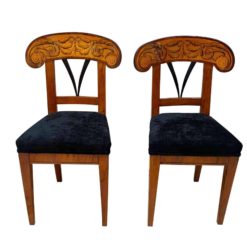 Pair of Biedermeier Shovel Chairs- Styylish