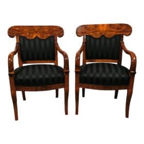 Set of 6 Biedermeier Chairs, South Germany 1820, Antique
