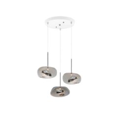 Pebble Suspension Lamp- silver- Styylish