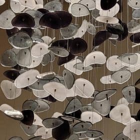 Falling Stones Chandelier, Handmade