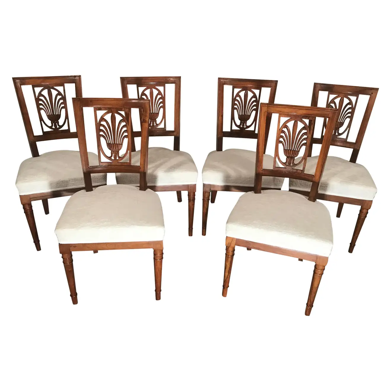 Set of 6 original Neoclassical Louis XVI Chairs- Styylish