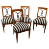 Set of 4 antique Biedermeier chairs- Styylish