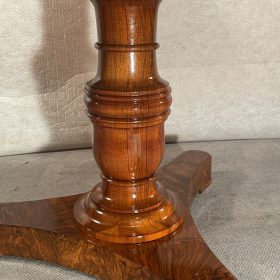 Antique Biedermeier Walnut Table, South Germany 1820