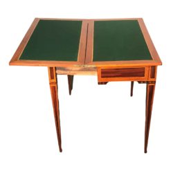 Neoclassical Louis XVI Game Table- with unfolded top- Styylish
